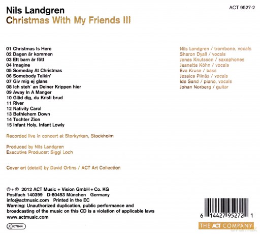 Nils Landgren: Christmas With My Friends III - Nils Landgren [CD]