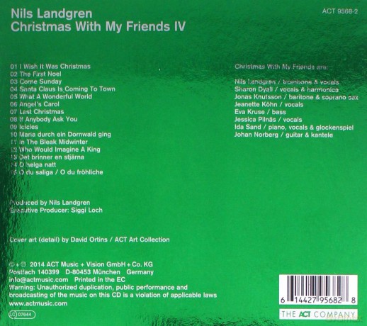 Nils Landgren: Christmas With My Friends Iv [CD]