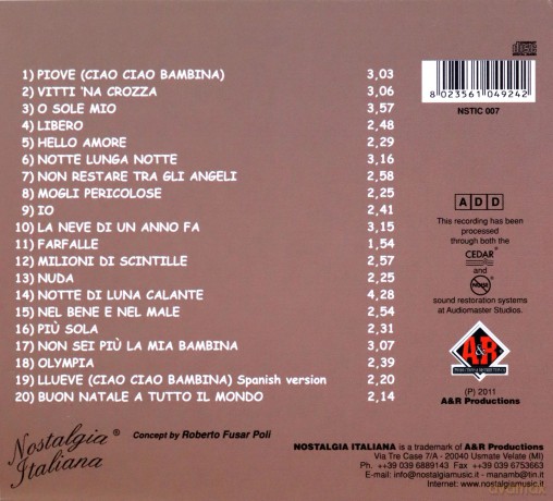 Domenico Modugno: Ciao Ciao Bambina [CD]