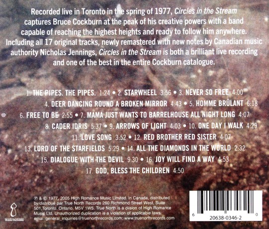 Bruce Cockburn: Circles In The Stream [CD]