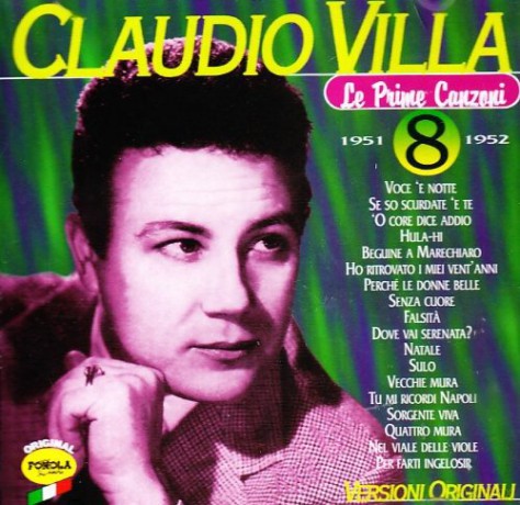 Claudio Villa: Claudio Villa Prime Canzoni 8 [CD]