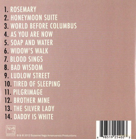 Suzanne Vega: Close-Up 4: Songs of Family [CD]