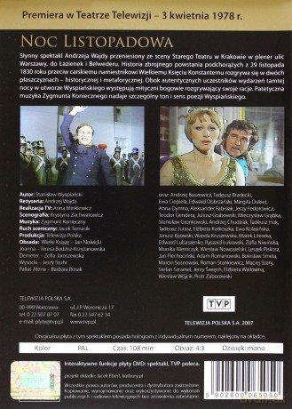Teatr TVP: Noc listopadowa [DVD]