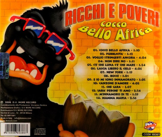 Ricchi E Poveri: Cocco Bello Africa [CD]