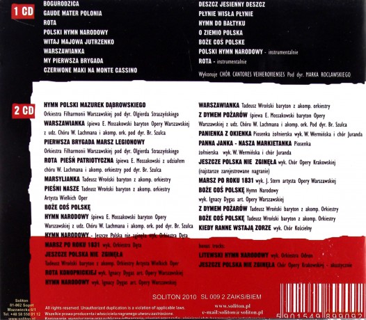 Hymny I Pieśni Polskie [CD]