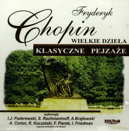 Chopin - Wielkie Dzieła (Paderewski, Rachmaninoff, Brajłowski... [CD]