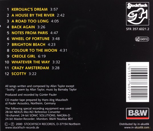 Allan Taylor: Colour to the Moon [CD]