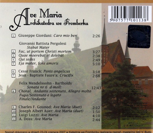 Ave Maria [CD]