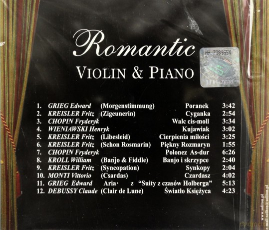 Romantic Violin And Piano [CD]