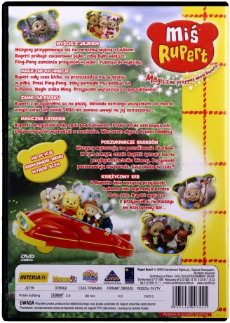 Magiczne przygody misia Ruperta: Rupert i wyścig z jajkiem [DVD]
