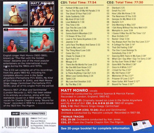 Matt Monro: Complete 1960-62 Recordings [2CD]