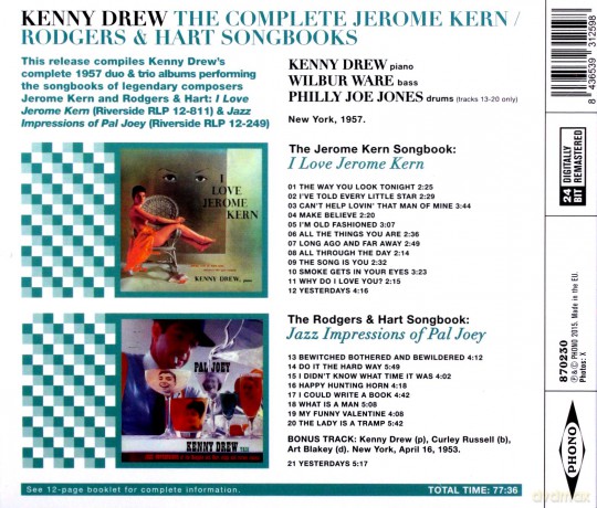 Kenny Drew: Complete Jerome Kern [CD]