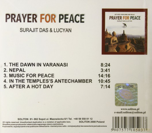 Prayer For Peace [CD]