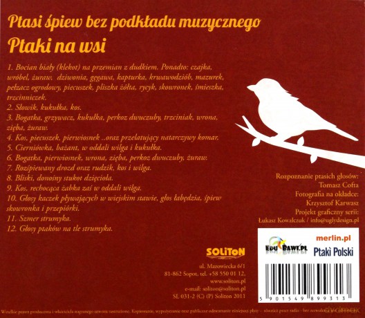 Ptaki Na Wsi (digipack) [CD]