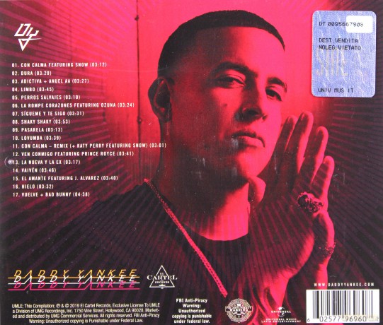 Daddy Yankee: Con Calma & Mis Grandes Ex [CD]