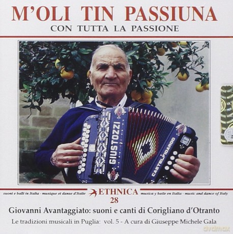 Giovanni Avantaggiato: Con Tutta La Passione - Puglia [CD]