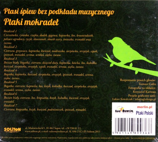 Ptaki Mokradeł [CD]