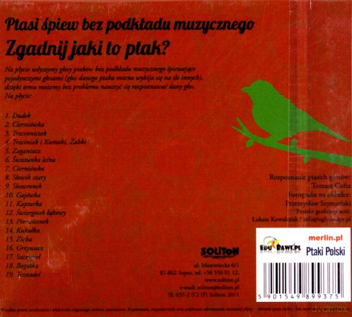 Zgadnij Jaki To Ptak (digipack) [CD]
