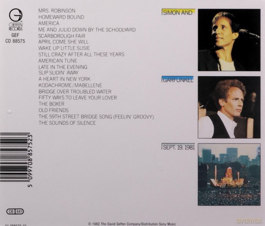 Simon & Garfunkel: Concert in Central Park [CD]