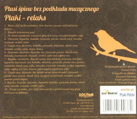 Ptaki - Relaks (digipack) [CD]