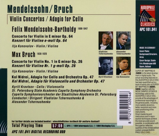 Concerto for Violin [CD]