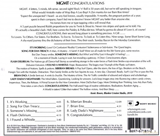 Mgmt: Congratulations -Jewel- [CD]