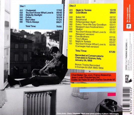 Chet Baker: Conservatorio Cherubini Complete Concert [2CD]