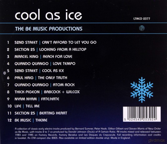 Cool As Ice - The Be Music Pro [CD]