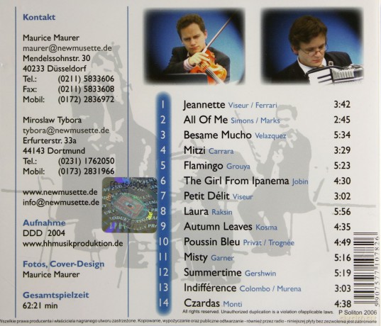 New Mussette: La Belle Musique Musette [CD]