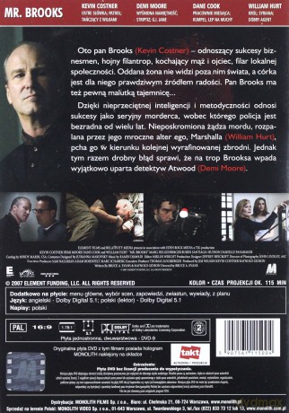 Mr. Brooks [DVD]