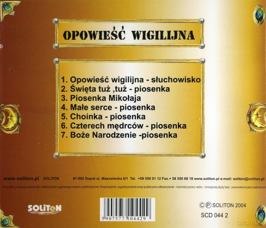 Opowieść Wigilijna [CD]
