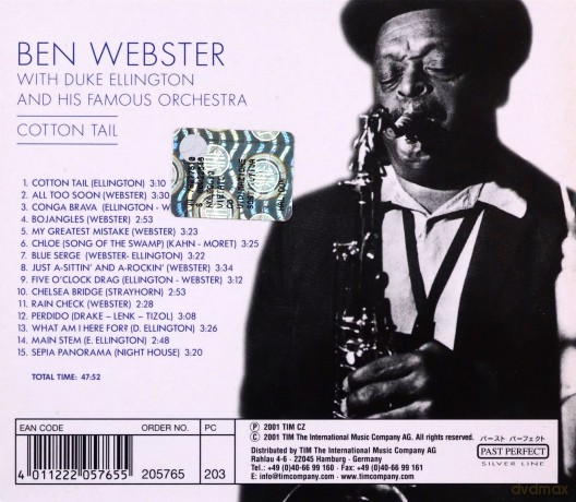 Ben Webster: Cotton Tail [CD]