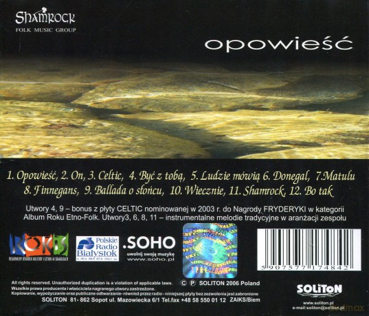 Shamrock: Opowieść [CD]
