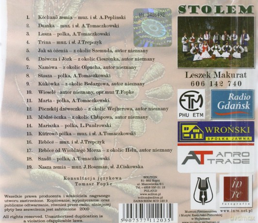 Stolem: Kaszebscze Achtnienie [CD]