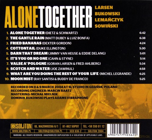 Larsen, Bukowski, Lemańczyk, Sowiński: Alone Together [CD]