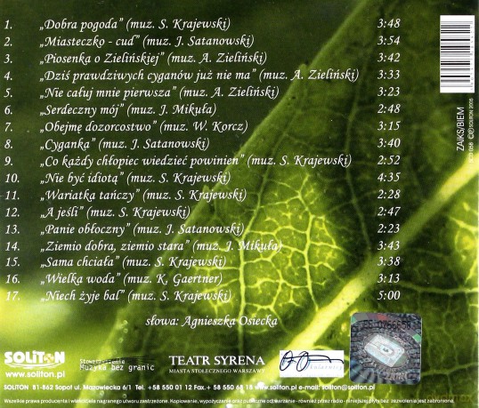 Margita Ślizowska I Marcin Kołaczkowski: Pamiętamy O Osieckiej [CD]