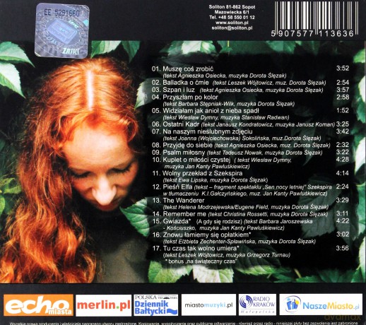 Dorota Ślężak: Nie Wiedziałam (digipack) [CD]