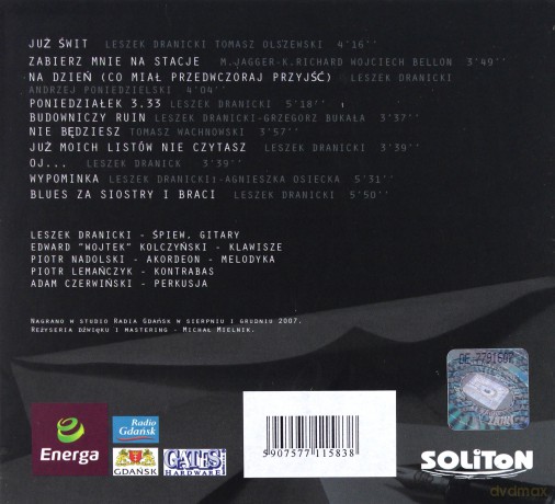 Leszek Dranicki: Listy Jazzujące (digipack) [CD]