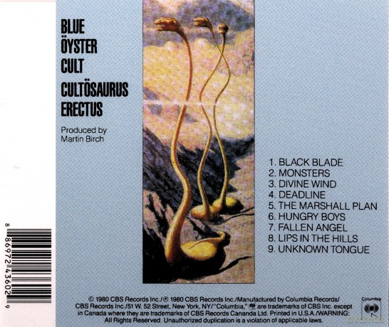 Blue Oyster Cult: Cultosaurus Erectus [CD]