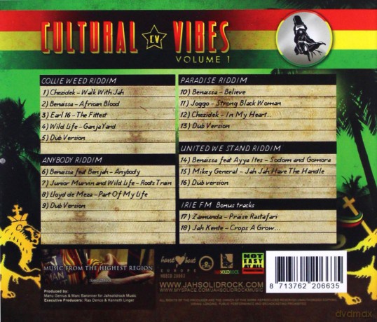 Cultural Vibes, Volume 1 [CD]