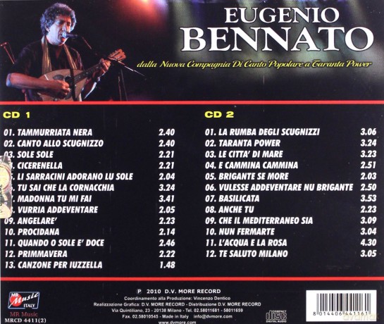 Eugenio Bennato: Dalla Nuova Compagnia Di Canto [2CD]