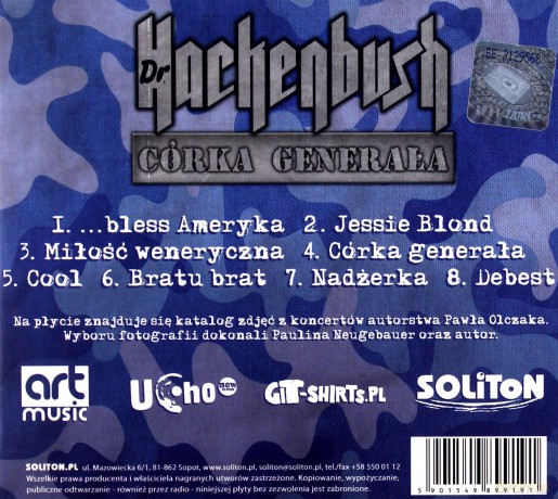 Dr. Huckenbush: Córka Generała (digipack) [CD]