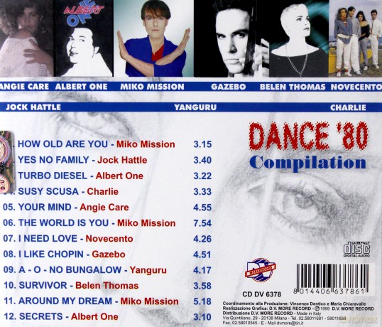 Dance '80 Compilation [CD]