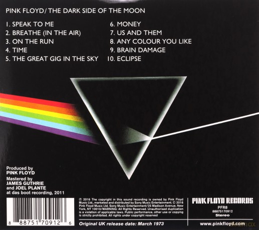 Pink Floyd: Dark Side Of The Moon [CD]