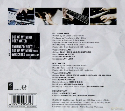 Whocares: Out Of My Mind Holy Water (digipack) [CD]