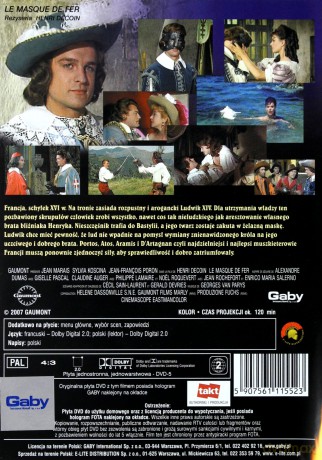 Człowiek w żelaznej masce (1962) [DVD]