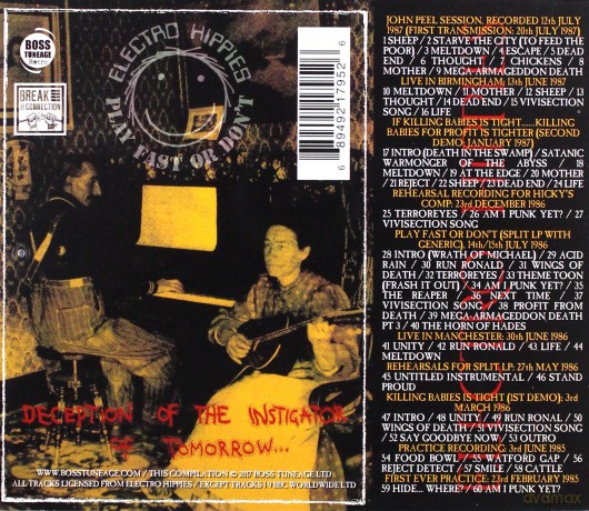 Electro Hippies: Deception Of The Instigator Of Tomorrow [CD]