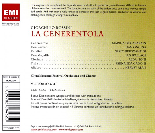 Vittorio Gui: La Cenerentola [3CD]