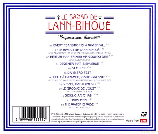 Bagad De Lann Bihoue: Degemer Mat Bienvenue [CD]