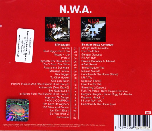 N.W.A.: Niggaz4Life / Straight Outta Compton [2CD]